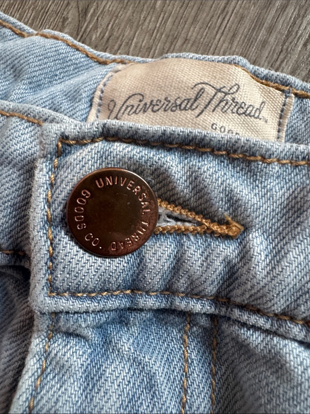 Universal Thread Light Blue Distressed Boyfriend Jeans - Picture 6 of 12